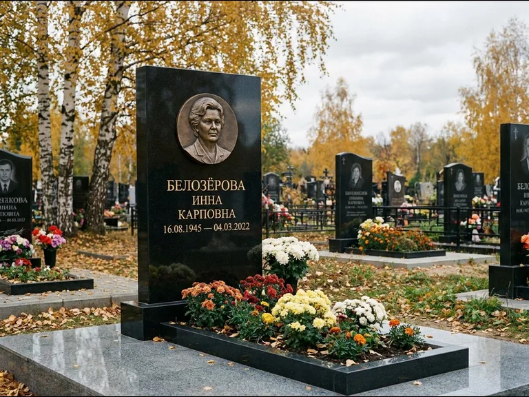 Памятник с барельефом — выполненная работа 2 в Мурманске