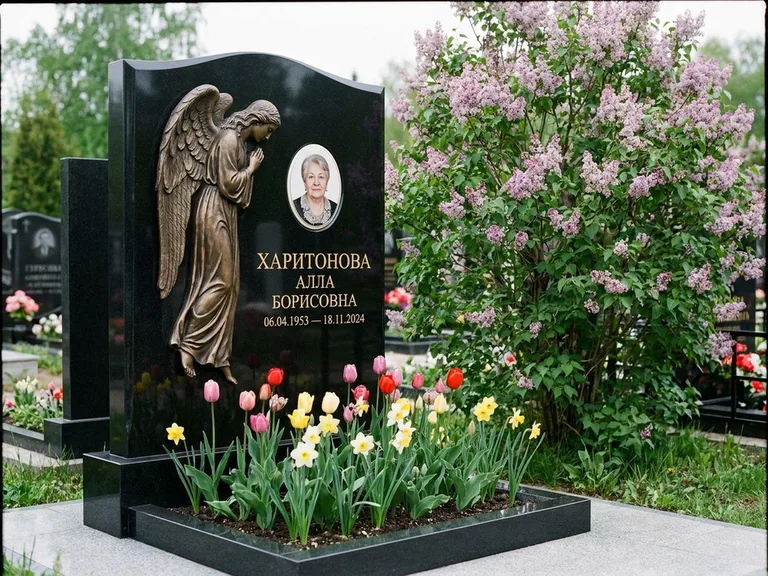 Памятник с барельефом — выполненная работа 32 в Мурманске