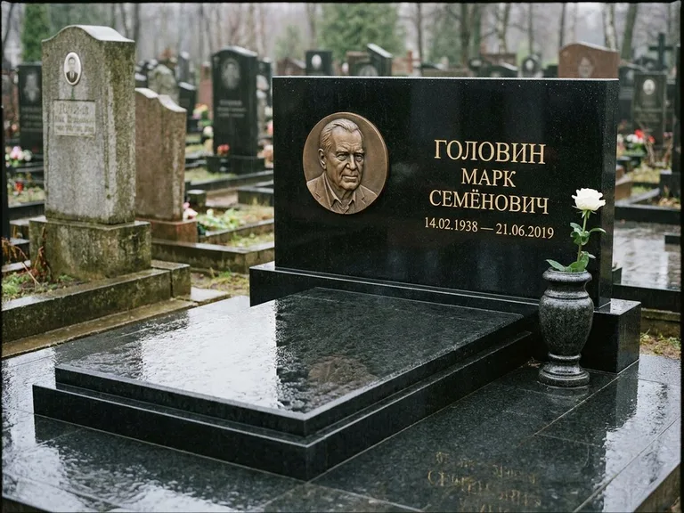 Памятник с барельефом — выполненная работа 40 в Мурманске