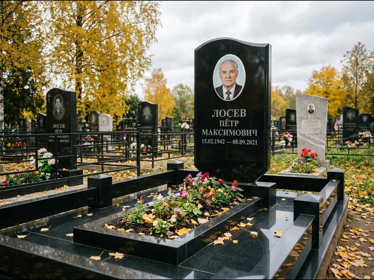 Керамический портрет — работа «Лосев» в Мурманске