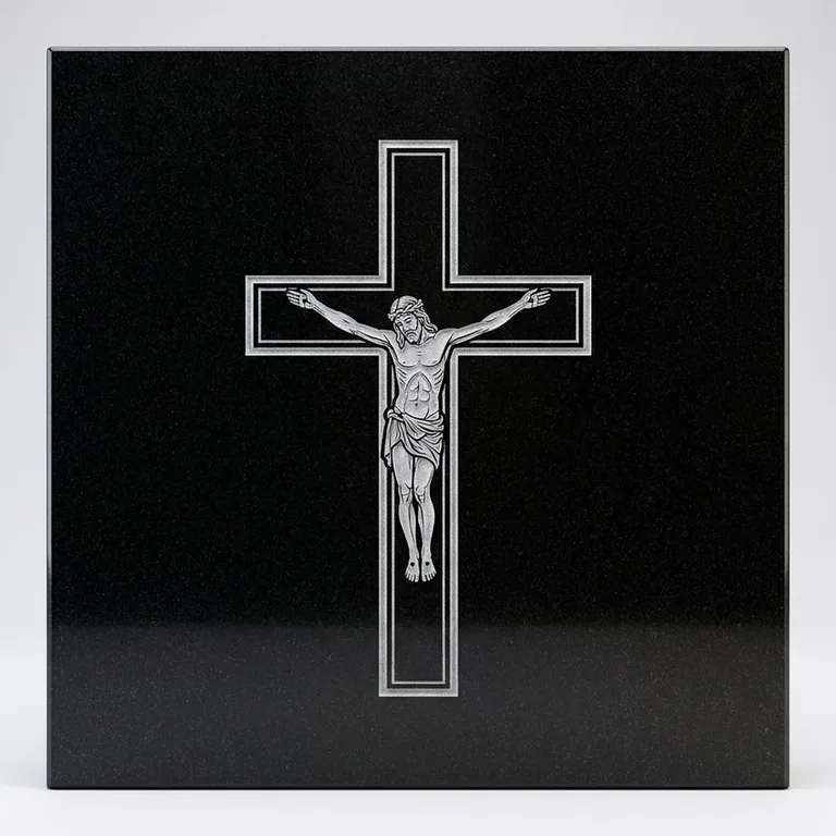 Крест с распятием для гравировки на памятник в Мурманске