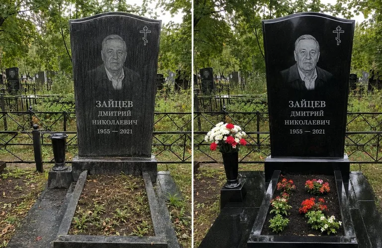 Уборка комплекса со скамьёй и плиткой до и после в Мурманске