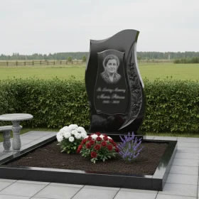 Гранитный мемориальный комплекс без креста - ПН127