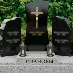 Гранитный мемориальный комплекс на двоих - ПН212
