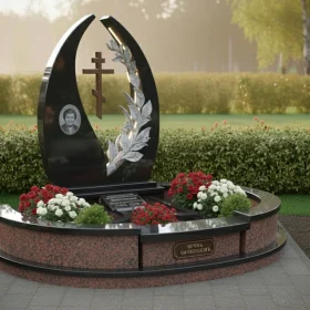 Элитный православный памятник из гранита - ПН374