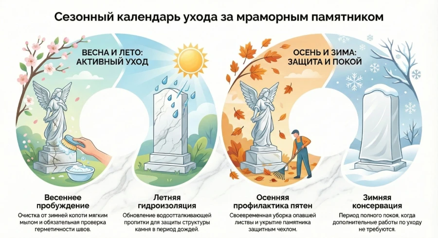 sezonnyiy-kalendar-uxoda-za-mramornyim-pamyatnikom-v-cvetovye-sezony