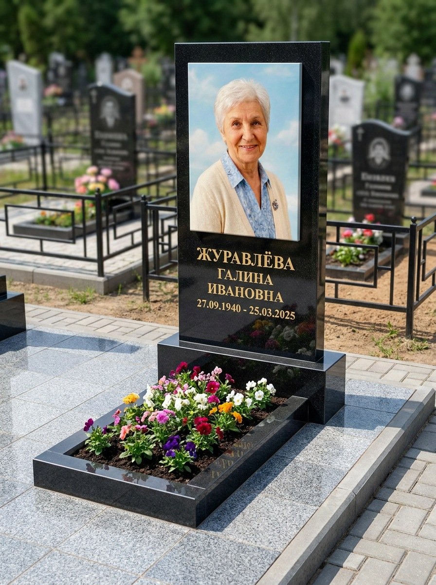 Портрет на памятнике в Мурманске — Портрет в полный рост — керамогранит 400×600 мм