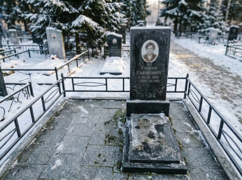 Благоустройство могилы в Мурманске — пример 4