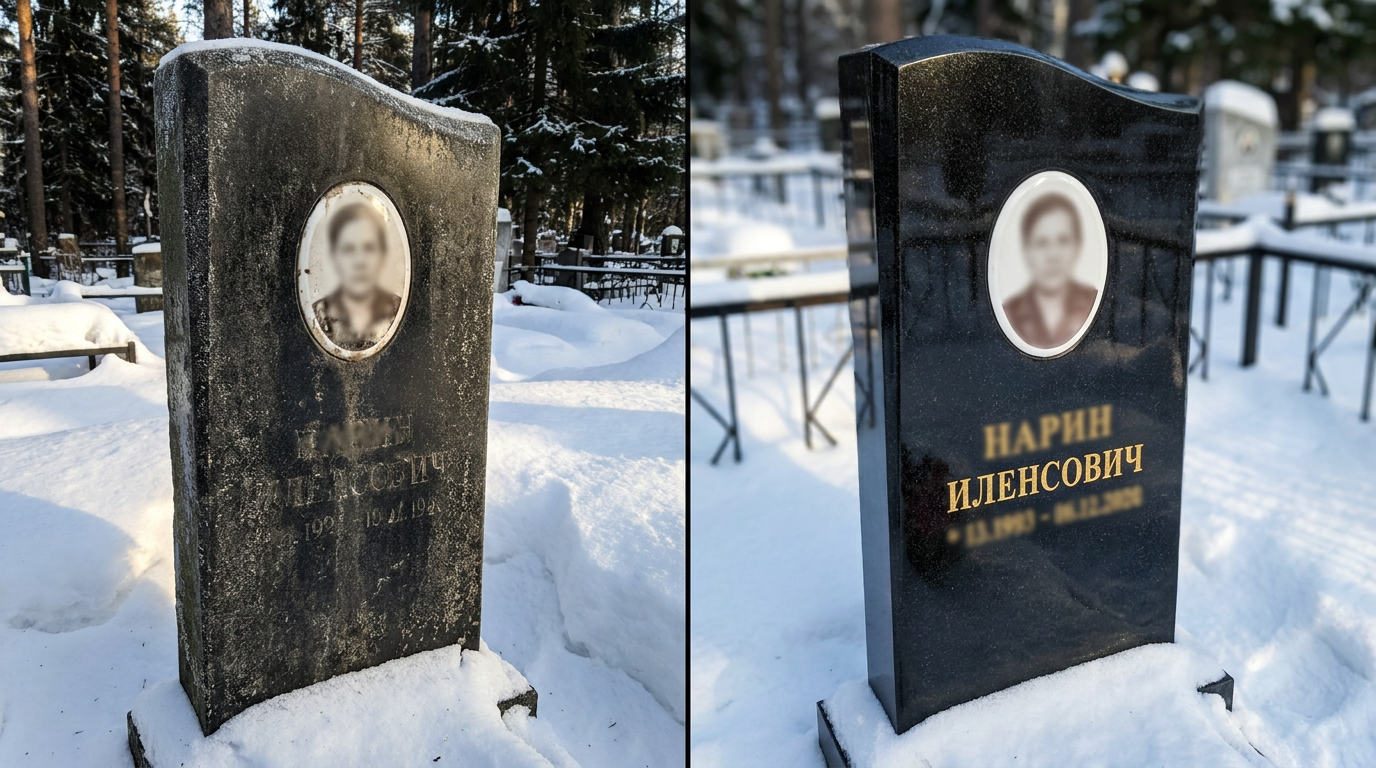 Реставрация памятника в Мурманске — пример 2
